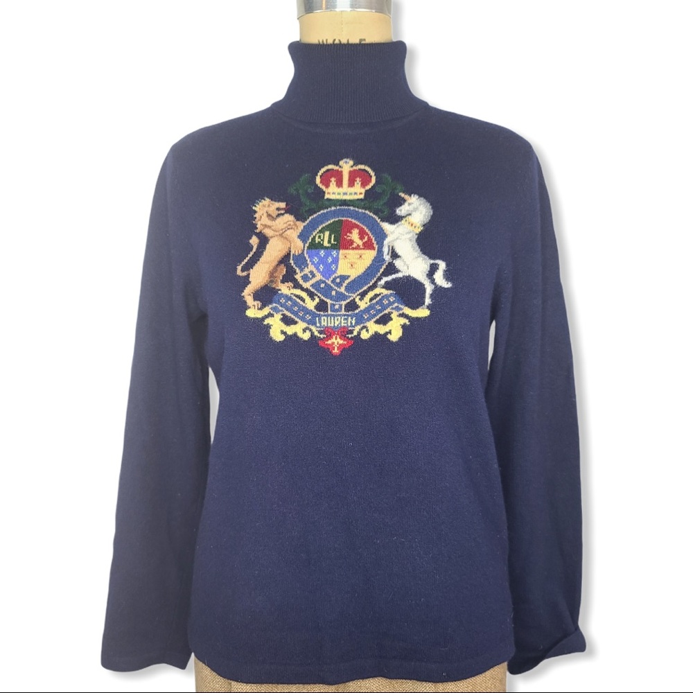 Lauren Ralph Lauren vintage crest sweater Large